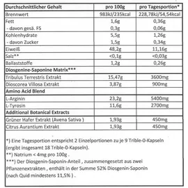 SRS Diosgen L-Arginin Kapseln 540 Stück