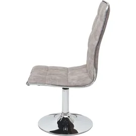 Mendler Esszimmerstuhl HWC-C41 Stoff vintage grau