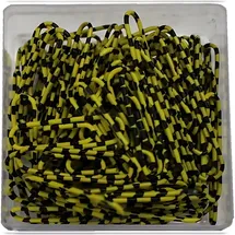 Alco Briefklammer ZEBRA Metall 28mm gelb-schwarz