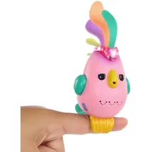WowWee Fingerlings Sweet Tweets Interactive Bird: Debbie, Record & Play Secret Messages, 40+ Sounds & Reactions, Pink