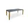 Sit Mobilia Tisch Oslo Edelstahl 140 x 95 cm Weiß