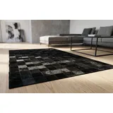 KUHFELL online & NOMAD Fellteppich KUHFELL PATCHWORK TEPPICH IN DIVERSEN FARBEN schwarz 180 cm