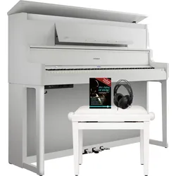 Roland LX9-PW E-Piano Weiß Hochglanz Set