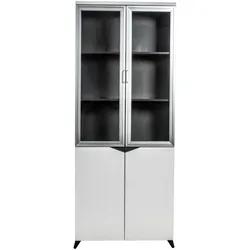 Büromöbel Aktenschrank für Ihr Büro Carlo schwarz weiss