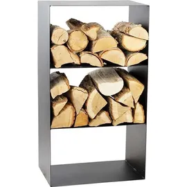 Magnus Brennholzregal R147 Stahl 45 x 30 x 80 cm Schwarz