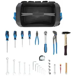 S 1072-001 Werkzeugsortiment in Tasche mit Griff 29-teilig