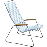 HOUE CLICK Relaxsessel Lounge Chair Bambusarmlehnen Stahlgestell