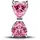 Pandora Rosafarbene Schleife Silber 794253C01