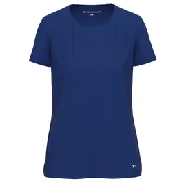 Tom Tailor Pyjama-Shirt unifarben Blau 38