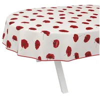 ANRO Wachstuchtischdecke Wachstischdecke Wachstuch Tischdecke abwaschbar Gartentischdecke Wasserabweisend Oval