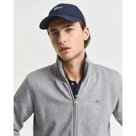 GANT Reg Shield Halbzippullover Grey Melange M