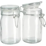 VBS Vorratsgläser "Mini" 2er-Set - Transparent
