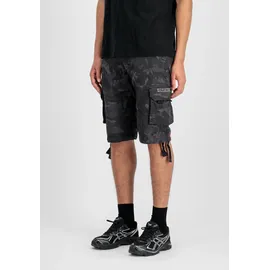Alpha Industries Jet Shorts black camo, 33
