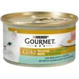 Gourmet Gold Mousse mit Kabeljau und Karotten Purina 85 Gramm