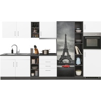 Held Küchenzeile »Paris«, mit E-Geräten, Breite 340 cm, wahlweise Induktionskochfeld