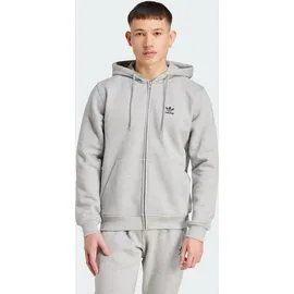 Adidas Trefoil Essentials Reißverschlusspullover Medium Grey Heather L