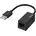 Netzwerk-Adapter USB-Stecker/LAN-Ethernet-Buchse Fast Ethernet Schwarz