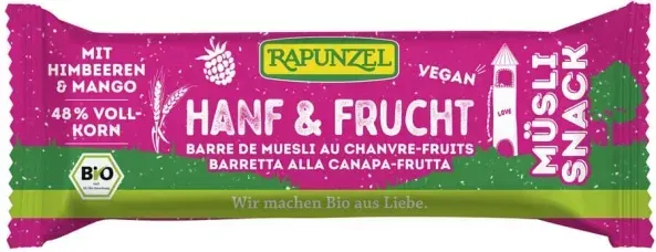 Rapunzel Müsli-Snack Hanf-Frucht bio
