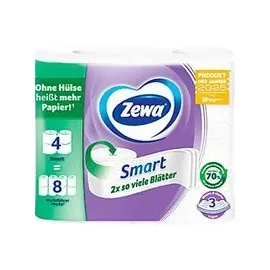 Zewa Toilettenpapier Smart 3-lagig 4 Rollen