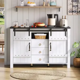 stilvora Buffetschrank 120 x 80 x 40 cm Weiß