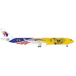 HERPA 535359 1:500 Malaysia Airlines Airbus A330-300 “Harimau Malaya” – 9M-MTG