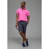 delmao Poloshirt "Neue Kollektion", Herren, Gr. L (52/54), pink, Piqué, Obermaterial: 100% Baumwolle, kontrastfarbene Details, normal, angesetztes Bündchen, Shirts, normale Passform, Kurzarm, mit Stickerei