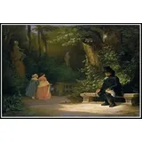 Malen nach Zahlen, Malen-nach-Zahlen-Set für Erwachsene, Motiv: Der Witwer, Malen nach Zahlen, Malen nach Zahlen, Malen, Malen nach Zahlen, für Heimdekoration, 40,6 x 50,8 cm