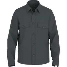 Olymp Hemdjacke Overshirt Blau XL