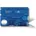 blau / transparent