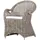 Möbel Kraft Sessel Hiding Rattan 64 x 88 x 67 cm Grau mit Kissen