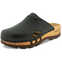 woody Damen Lissabon Clog, Schwarz, 38 EU