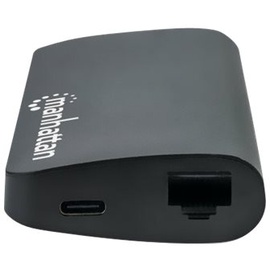 Manhattan USB-C Dock/Hub with Card Reader, Ports (x5):