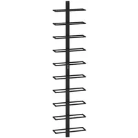 Homcom Weinregal 27 x 10 x 116 cm Schwarz