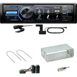 JVC KD-X561DBT DAB+ Bluetooth USB Einbauset für Renault Megane 2 Clio 3 Modus
