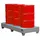 Bauer Auffangwanne Stahl 180 x 80 cm grau unterfahrbar