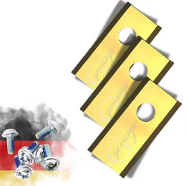 genisys Titan Ersatz Messer Klingen kompatibel mit Scheppach RoboCut und Practixx PX-RRM Mähroboter - LongLife - 1-Loch bruchsicher [DIN EN 50636 geprüft], Stück:30