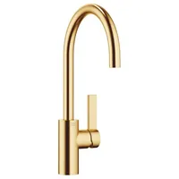 Dornbracht TARA ULTRA Einhebelmischer für Spül-/ Profibrause Messing gebürstet (23kt Gold),