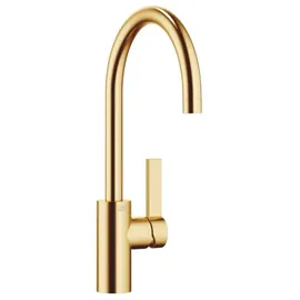 Dornbracht TARA ULTRA Einhebelmischer für Spül-/ Profibrause Messing gebürstet (23kt Gold),