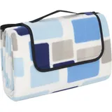 Enero Camp 200x200cm Strand- und Picknickdecke mit Aluminiumbeschichtung bunt|BLAU NO SIZE