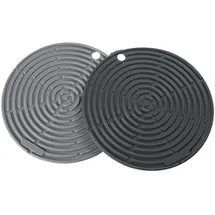 LURCH 70264 Topfuntersetzer und Topflappen aus aus 100% BPA-freiem Platin Silikon 2er Set
