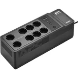APC Back-UPS 1050VA/600W Boden-/Wandmontage, 230V, 8x Schuko CEE 7/3 Steckdosen, USB-C, USB-A, austauschbarer Akku
