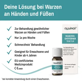 r(h)ein nutrition & health gmbh nuvinol Warzenentferner Tinktur schmerzfrei