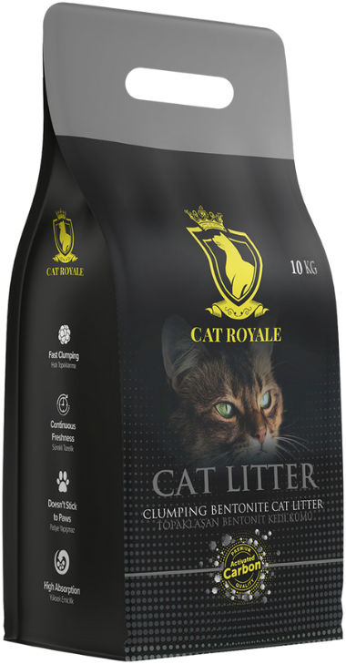 Cat Royale Aktivkohle Bentonitsplitt 10kg (Rabatt für Stammkunden 3%)