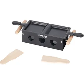 ideoon Raclette-Teelicht für 2 Personen schwarz