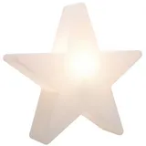 8 seasons DESIGN | Dekorative Leuchte Stern Shining Star Mini (E27, Ø 40 cm, für außen & innen: Garten, Balkon, Wohn- & Esszimmer, Kinderzimmer) weiß