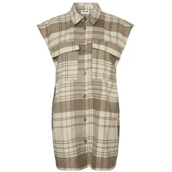 Noisy May Damen Longshirt NMFLANNY Regular Fit Peyote Nomad 27018463 L