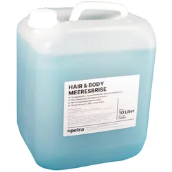 Shampoo Duschgel 2in1 "Hair & Body" Meeresbrise pH-neutral dermatologisch geprüft 10l Nachfüllkanister