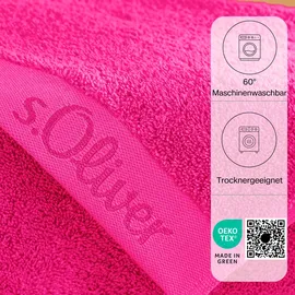 s.Oliver Gästehandtuch 30 x 50 cm pink