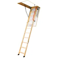 FAKRO Bodentreppe LWK Komfort 55x111/280 Holz, Raumhöhe bis 280cm, 3-teilig