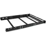 Startech Universal Server Rack Rails, Serverschrank Zubehör, Schwarz